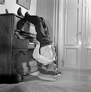 Scandinavian Interior Design Inspiration Prints: Man in the 1950s. With nothing else to do