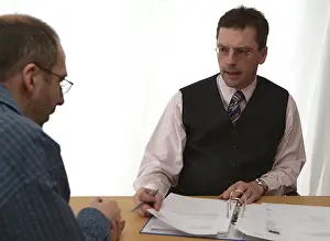 Office Job Description Prints: Man in the office