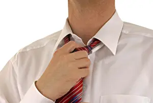 Business Professional Attire Prints: Man with tie