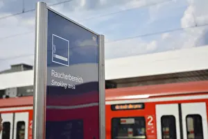 Train Station Building Design Prints: Mannheim, Germany