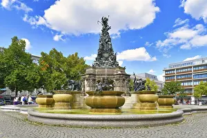 Southern Germany City Center Prints: Mannheim, Germany
