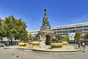 German Urban Environment Prints: Mannheim, Germany