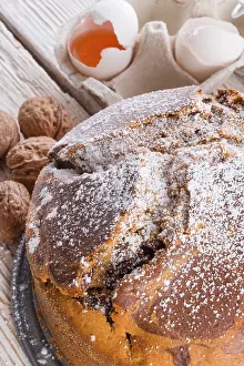European Desserts Prints: Marble cake