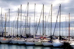 Deserted Marina Prints: Marina