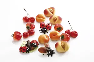 European Desserts Prints: Marzipan sweets