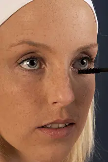 Makeup Brush Techniques Prints: Mascara