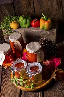 Homemade Desserts Prints: Mason jar