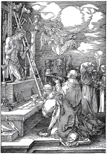 The Mass of St. Gregory, Albrecht Duerer Woodcut Print