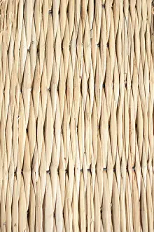 Abstract Straw Texture Prints: Mat as straw as abstract texture pattern