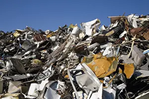 Scrap Metal Recycling Prints: Material for recycling