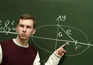 Blackboard Learning Prints: Mathematics lesson