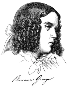 Historic Female Portrait Prints: Mathilde Kaufmann, pseudonyms Amara George