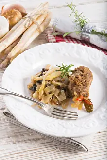British Food Photography Prints: Meat beefs olive