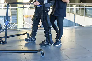 Physiotherapy Equipment Prints: Mechanical exoskeleton