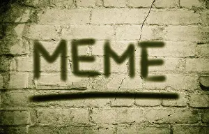 Symbolic Picture Meaning Prints: Meme Concept
