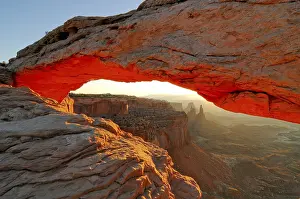 Utah Landscape Prints: Mesa Arch in the break of dawn
