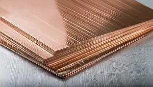 Metal Factory Premises Prints: Metal, copper, sheet copper for further processing