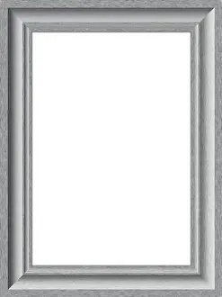 Isolated On White Background Image Prints: Metallic border ower the white background