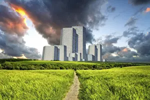 Deserted Metropolis Prints: Metropolis