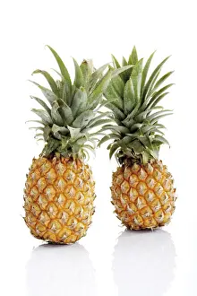 Healthy Eating Images Prints: Two miniature pineapples