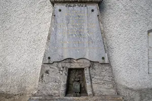 Images Dated 10th December 2024: Mining History Gravestone Print of Peter Tunner the Elder