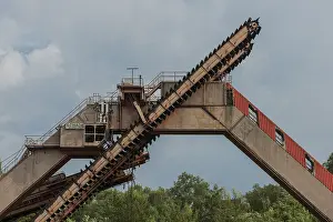 Industrial Monument Germany Prints: Mining machine, coal, excavator