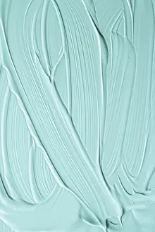 Abstract Wall Art Paint Strokes Prints: Mint cosmetic texture background