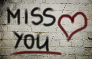Desolate Landscape Prints: Miss You Concept