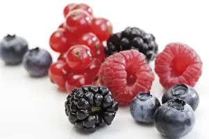 Studio Shot Of Berries Prints: Mix of berries