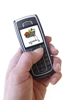 Payment Transaction Icon Prints: Mobile shopping
