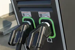 Electric Vehicle Charging Station Prints: Mobility, e-Charging Hamburg, close-up
