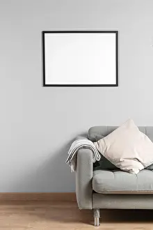 Modern Architecture Design Prints: Mock up frame wall
