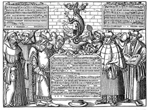 Central Europe Depiction Prints: Mockery of the Interim, Leipzig Article
