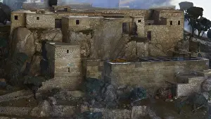 Ionian Islands Tourist Attraction Prints: Model of the Palace of Ulysses