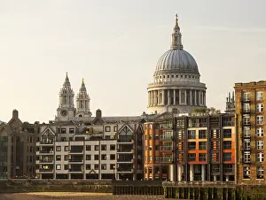 London River Thames Prints: Modern apartments