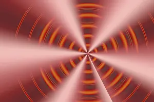Modern Background Prints: Modern background with circles