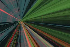 Modern Background Prints: Modern background with circles