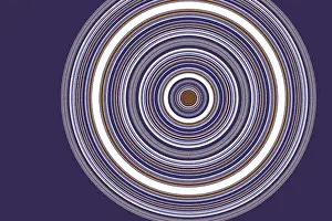 Modern Background Prints: Modern background with circles