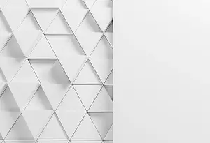 Modern Architecture Background Prints: Modern background with white triangles