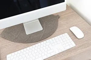 Modern Office Space Prints: Modern workplace with desktop computer