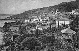 Balkan Peninsula Monasteries Prints: The monasteries on Mount Athos