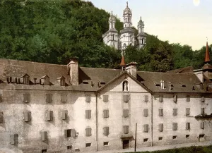 Abandoned Abbey Building Prints: The monastery, around 1890, Betharram