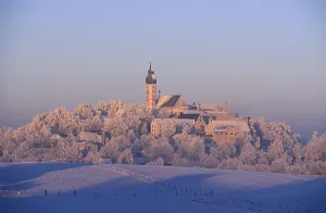 Morning Atmosphere Germany Prints: Monastery of Andechs - Upper Bavaria - Germany