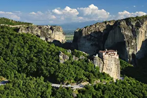 Rousanou Monastery Prints: Monastery of Rousanou and Monastery of St