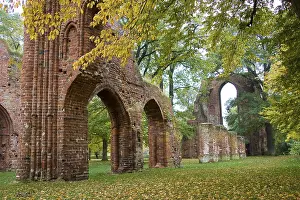 Abandoned Monastery Complex Prints: Monastery ruins
