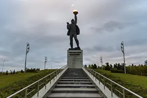 Urban Environment In Russia Prints: Monument to the Conquerors of Samotlor