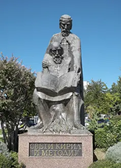 Southeast Europe Memorial Site Prints: Monument of Cyril and Methodius