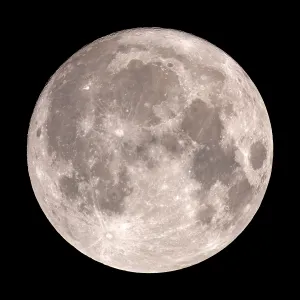 Atmospheric Nighttime Photography Prints: Full moon at night