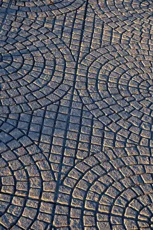 Street Scene Photography Prints: Mosaic detail of a sidewalk