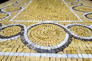 Mosaic Tile Background Prints: Mosaic tile background of texture